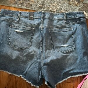 Torrid size 24 denim shorts